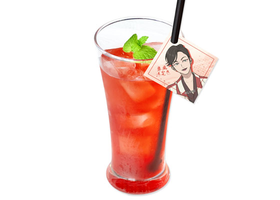 屏風のぞきのいちご香り茶